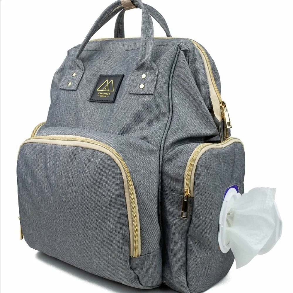 ✨Gray Diaper Backpack✨ - Picture 8 of 8